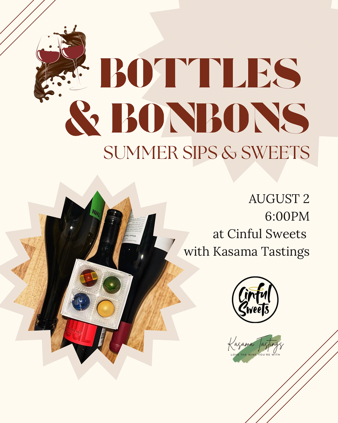Bottles & Bonbons: Summer Sips & Sweets